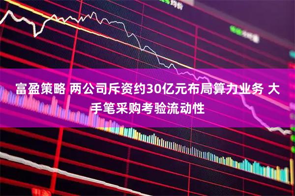 富盈策略 两公司斥资约30亿元布局算力业务 大手笔采购考验流动性