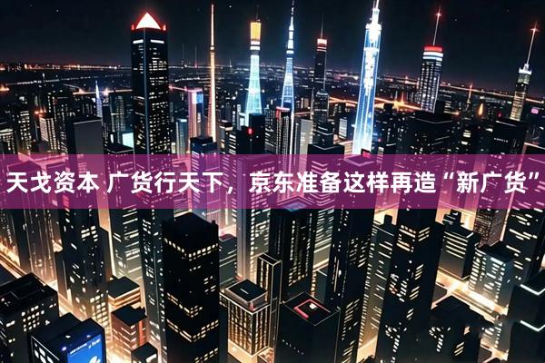 天戈资本 广货行天下，京东准备这样再造“新广货”