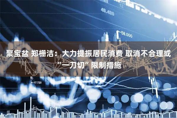 聚宝盆 郑栅洁：大力提振居民消费 取消不合理或“一刀切”限制措施